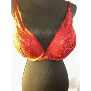 Torrid Curve Red Lace Push Up BraLove 42c